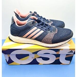 Adidas Ultra Boost Running Shoes Womens 10.5  BA7832 Navy Pink Athletic Sneakers